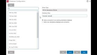 2 3 Making new Database in Primavera and Linking Existing Database in Primavera