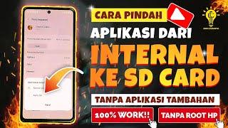 100% WORK PINDAH APLIKASI DARI INTERNAL KE SD CARD