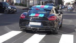 Porsche Cayman GT4 with STRAIGHT Fabspeed Race Exhaust - Lovely Sounds In Monaco