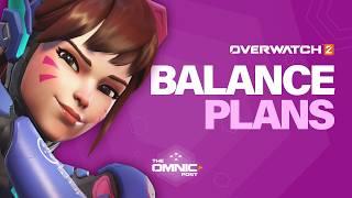 The mid-season balancing plans for Overwatch 2