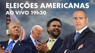 Eleições nos EUA - Biden vai desistir? Trump escolhe J.D Vance  PROFESSOR HOC LIVE