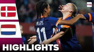 Netherlands vs Denmark  Highlights  International Womens Friendly 29-10-2024