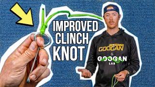 HOW TO TIE The Improved CLINCH KNOT  EASIEST FISHING KNOT 