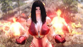Skyrim SE Vulcano and Chaos Sorcerer Outfit
