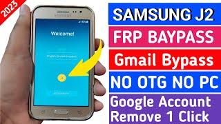 Samsung J2 Frp Bypass 2023  Samsung J200F  J200G Remove Google Account Lock New Method 2023