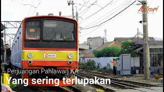 HORMAT PAK Perlintasan Kereta Api KRL Citayam - Railway Crossing Indonesia  Spesial HUT RI