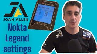 Nokta Legend How To Settings and Menus explained and made simple