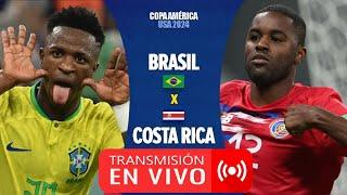 COSTA RICA LO HIZO EMPATA 0-0 BRASIL  EN VIVO Jornada 1 Copa América 2024