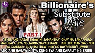 PART 1ITIGIL ANG KASAL PANO KUNG SYA ANG KAPALIT NG BRIDEBILLIONAIRES  SUBSTIUTE WIFEGELZ TV