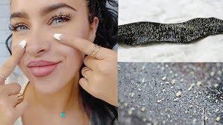 DIY BLACKHEAD REMOVER  How To Remove Blackheads Peel Off Face Mask + Clears Skin At Home