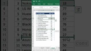 TRIK EXCEL MENUKAR POSISI DATA #excelindonesia #belajarexcel #excel