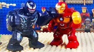 LEGO Superhero Stop Motion IRON MANs Suit as VENOMPOOL Final Battle