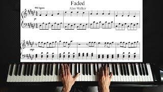 Alan Walker - Faded - Piano Tutorial