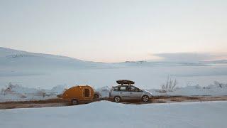 ПЕРВЫЙ РАЗ С ПРИЦЕПОМ. ВСЯ ПРАВДА. В Хибины весной на машине. #vanlife