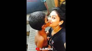 Sri Lankan actress and model #hotPiumi Hansamali kissing her son