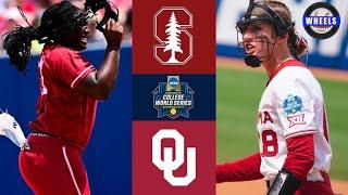 #9 Stanford vs #1 Oklahoma  Womens College World Series Opening Round  2023 College Softball