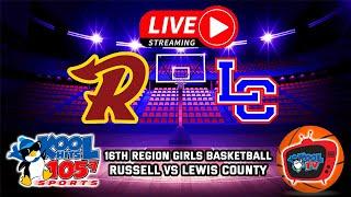 Lewis County vs Russell  KHSAA Girls Basketball  LIVE  Kool TV  13024