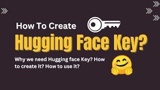 How to create Hugging Face Access Token Key  Generative AI  Data Magic AI #HuggignFaceKey