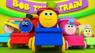 боб поезд  палец семьи  песня для детей  Bob The Train  Finger Family  Nursery Rhyme For Kids