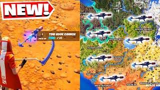 Where to find TOW HOOK CANNON in Fortnite - All ToW HOOK CANNON locations Fortnite