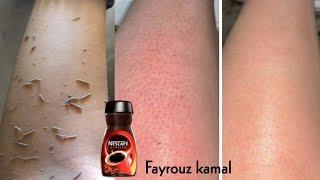 Salt and coffee I swear to God you will not believe the skin whitening results in seconds 