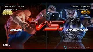 Tekken 6 Online JamesleeBruceVs Sameer SGCAsukaAklars