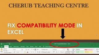 HOW TO FIX COMPATIBILITY MODE IN EXCEL-Tutorial