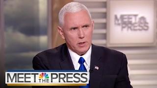 Mike Pence Travel Ban On Solid Constitutional Ground Full Interview  Meet The Press  NBC News