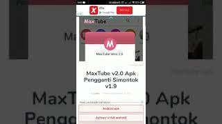 Download Maxtube Apk di app android xyz