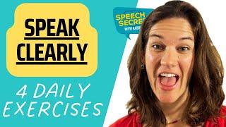 Speak More Clearly 4 Speech Therapy Exercises for Articulation