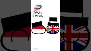 English & Javanese be like & ib@United-Indomie #countryballs #shorts