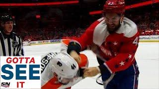 GOTTA SEE IT The Best Of Tom Wilson’s Multiple Hits & Fights Against Flyers