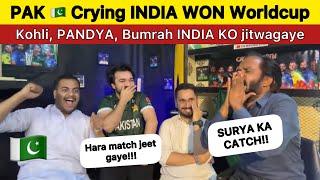 PAK  Crying INDIA WON WORLDCUP  HARA MATCH JEET GAYE pakistan Reaction on Ind vs Sa