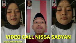 VIDEO CALL NISSA SABYAN LUCU