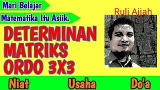 CARA  CEPAT  DETERMINAN MATRIKS ORDO 3X3