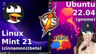 Linux Mint 21 vs Ubuntu 22.04