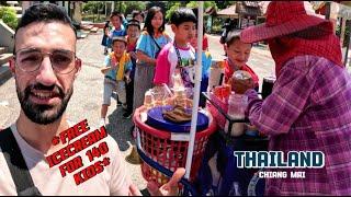 Giving Back Free Ice Cream to 140 Kids in Chiang Mai Thailand 