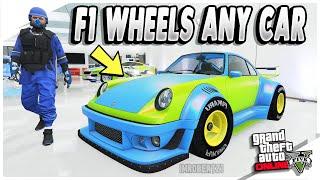 GTA 5 F1 Wheels Car to Car Merge Glitch Bennys Wheels Any Modded Paint Jobs FREE GTA 5 Glitches