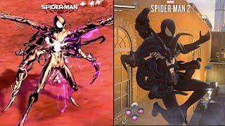 Spider Man Shattered Dimensions Vs Spider Man 2   Symbiote Vinom Comparison