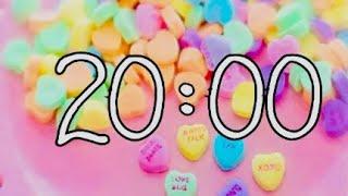 Valentine’s Day ️ 20 Minute Countdown Timer With Music 