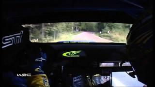 Rally Finland 2004 SS Ouninpohja Stage Record Petter SolbergPhil Mills Subaru Impreza WRC on-board