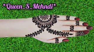 Simple Mehndi Designs 2024 Very Easy Party Mehndi Design For Beginners Designs By Queen_S_Mehndi