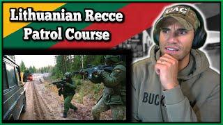 Marine reacts to the Lithuanian Recce Patrol Course