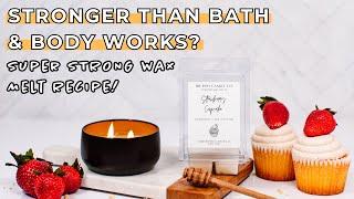 How To Make SUPER STRONG Wax Melts For Beginners Blending Waxes Together For Better Scent Throw