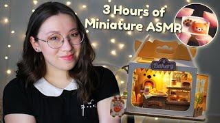 LONG Close Up ASMR  Building A Miniature Bakery  Binaural Soft Spoken