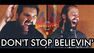 DONT STOP BELIEVIN - Journey Caleb Hyles & Jonathan Young - Metal Cover