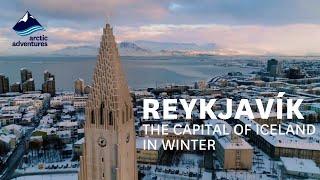 Reykjavík the capital of Iceland in winter