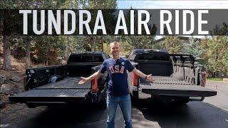 Using Air Ride Suspension on 2022 Toyota Tundra