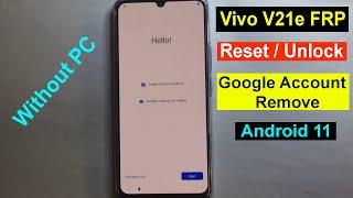 Vivo V21e Frp BypassReset Google Account Lock Android 11  All Vivo Frp Unlock 2021
