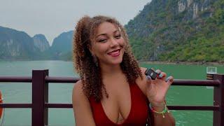 ASMR ON A BOAT ️️ Soft Relaxing ASMR Sounds In Vietnam 